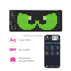 Xe tải ma quỷ mắt ánh sáng Xe Dẫn Màn hình mềm siêu mỏng kính thông minh ngẫu nhiên xe USB cung cấp điện lossless cài đặt - Product Image 3