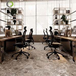 Escritorio de oficina de lujo personalizado, conjunto de muebles de oficina ejecutivos, estación de trabajo, muebles de oficina para decoración de oficina - Product Image 1