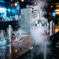 Refroidisseur de verres en acier inoxydable pour bar, refroidisseur instantané de bière au CO2, refroidisseur commercial de cocktails et de coupes à Martini