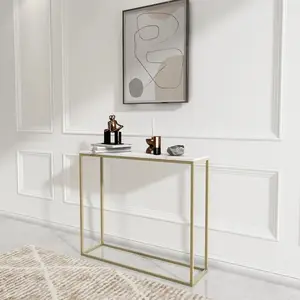 सरल डिजाइन आधुनिक लक्जरी सांत्वना तालिकाओं दालान सोने संगमरमर शीर्ष कोने की मेज Entryway कंसोल तालिका