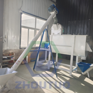 500kg mỗi giờ giá thấp đơn giản dễ dàng kiểm soát gà gia súc vịt lợn Hệ thống chế biến thức ăn cho trang trại nhỏ - Product Image 5