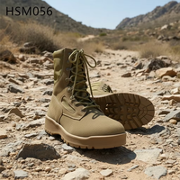 Bottes de randonnée Gobi ZYF en daim naturel anti-déchirure, deux couleurs, semelle en caoutchouc, style combat Belleville pour l'extérieur HSM056