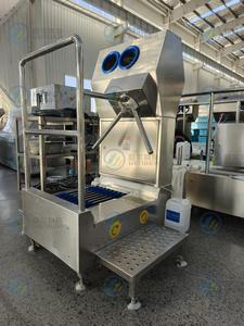 Estación de Higiene Eléctrica de Alta Calidad con Torniquete y Desinfección de Manos, Acero Inoxidable 304, para la Industria Alimentaria - Product Image 3