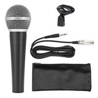 Microphone filaire S58 Sm-58 professionnel pour l'église, la scène, les performances vocales, micro dynamique cardioïde pour karaoké avec long câble