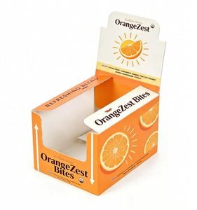 Recyclable Customizable Cardboard <b>Book</b> <b>Display</b> Boxes with Matt Lamination Embossing & UV Coating for Counter Top Exhibition - Product Image 4