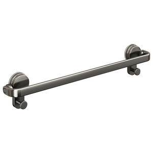 Porte-serviettes mural pliable en alliage d'aluminium à ventouse, barre simple, étagère de salle de bain sans perçage, design minimaliste - Product Image 2