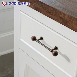 Lgcdis Brass Wood Cabinet Handle Bar Traditional Wardrobe Drawer Furniture <b>Knob</b> Durable - Product Image 2
