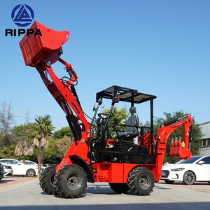 Penjualan Terbaik Rippa Wheel Loader 3Ton 4Ton 5Ton Mini Backhoe Loader dengan kabin tertutup - Product Image 2