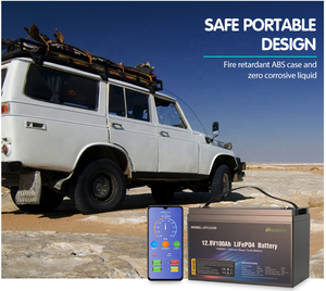 6000 מחזור חיים עמוק 12v 100ah 150ah 200ah ליתיום יון סוללות lifepo4 עם bms לאחסון אנרגיה סולארית RV - Product Image 3