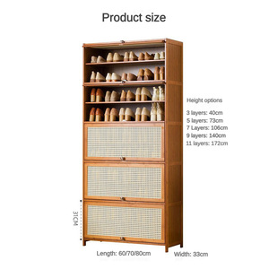 Nouveau Style <span class=keywords><strong>Meuble</strong></span> de Rangement Chaussures à Rabats Personnalisable pour Entrée, Armoire à Chaussures <span class=keywords><strong>avec</strong></span> Porte – Prix de Gros - Product Image 6
