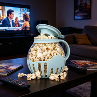 Populaire pour la cuisine : Pot/Bouteille à micro-popcorn en verre borosilicaté de haute qualité pour four à micro-ondes