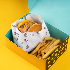 Caja para Hamburguesa Personalizable y Biodegradable para Restaurante, Empaque para Llevar - Product Image 3