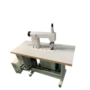 Máquina de costura industrial para pés, dispositivo ultrassônico comercial de costura com tampa de couro
