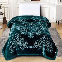 Koreanische 200*240 King Size Raschel decke 4,5 kg Double Ply Embossed Soft Heavy Warm Nerz Dicke Winter bettdecke für den Herbst