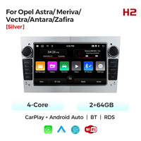 Navifly 8 cœurs 6+128 Go 4G LED WIFI BT Car-Play Auto Radio FM Multimédia GPS Navigation pour Astra Vectra Antara Zafira Corsa