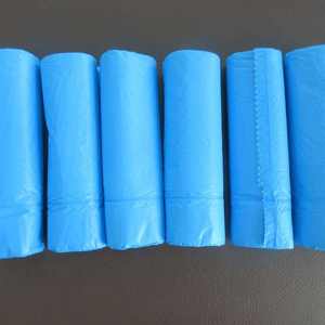 Bolsas de Basura de LDPE/HDPE Impresas con Logotipo Personalizado en Rollo |   Bolsas de Basura Planas con Sello Estrella a Prueba de Fugas, Precio de Fábrica - Product Image 1