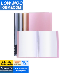Porte-documents d'artiste robuste à 20 pochettes avec protège-feuilles transparents, <span class=keywords><strong>livre</strong></span> de présentation de 40 pages pour œuvres d'art et documents - Product Image 1