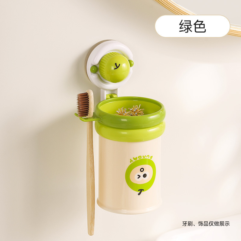 Ensemble porte-gobelet mural Apple - Vert