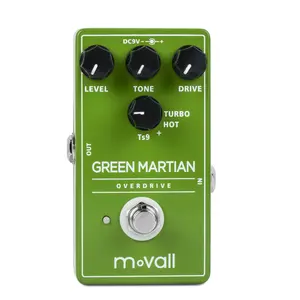 Movall MP105 Green Martian Overdrive Guitar Effect Pedal