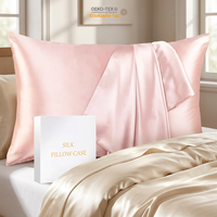 Taie d'oreiller de luxe en soie de mûrier lisse, vente en gros, fourniture directe usine, couleur personnalisable, avec certificats de sécurité complets