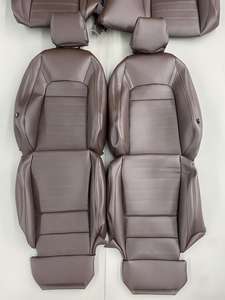 Fundas de Asiento de Coche Personalizadas de Cuero Nappa para <span class=keywords><strong>Honda</strong></span> Civic Sedan <span class=keywords><strong>LX</strong></span> 2016-2021, Juego Completo de Protectores Interiores - Product Image 5