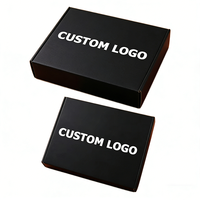 Caja de Papel Corrugado Reciclado con Logotipo de Marca Personalizado, Diseño de Avión Plegable a Color para Empaque de Ropa y Calcetines, Regalo con Laminación Mate