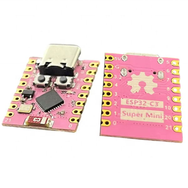 ESP32-c3 ESP32 Based Board ESP 32 Black /Pink WIFI/ Dual-mode chip LOT Super Mini Development Board Modules