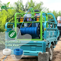 Nouveau pulvérisateur électrique haute efficacité et gain de temps, avec enrouleur de tuyau automatique, pompe rechargeable et télécommande, pour la lutte antiparasitaire en plantations de bananes