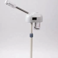Vaporisateur facial électrique professionnel, technologie ionique à l'ozone, vapeur chaude/froide, réservoir d'eau de 700 ml, temps de vapeur de 25 minutes, 360°