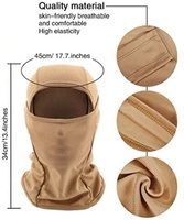 Cagoule Tactique Ninja Camouflage pour Extérieur