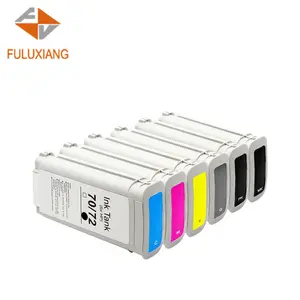 Fuluxiang nhà máy tương thích HP 70 72 Hộp Mực cho HP Designjet z2100 Z3100 z5200 Z3200 máy in