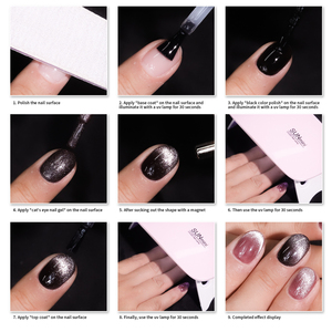Set <span class=keywords><strong>de</strong></span> Esmalte <span class=keywords><strong>de</strong></span> <span class=keywords><strong>Uñas</strong></span> en Gel Semipermanente Efecto Ojo <span class=keywords><strong>de</strong></span> Gato Limegirl, 6 Colores Holográficos Brillantes, Herramientas Magnéticas, Compatible con Curado UV LED - Product Image 4
