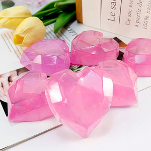 شريط صابون حب على شكل قلب للرائحة الوردية الوردية غير سام وترطيب ومريح للعناية بالبشرة الحساسة - Product Image 2