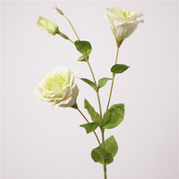 Eustoma artificiel Everbloom en latex, toucher réel, hydratant, pour décoration événementielle de haute qualité (Campanule et Gentiane de prairie)