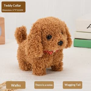 Juguetes de Peluche de Perrito Eléctrico <span class=keywords><strong>para</strong></span> Niñas, Material de Peluche <span class=keywords><strong>Corto</strong></span>, 31-50 cm de Altura, <span class=keywords><strong>para</strong></span> Bebés (0-3 Años), Muñecos de Animales de Simulación - Product Image 4