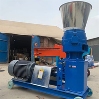 Nouvelle machine automatique de fabrication de granulés d'aliments pour volailles et bétail, moulin à granulés d'aliments pour volailles, machine à granulés, moteur électrique/diesel