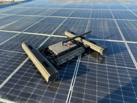 Robot de nettoyage solaire SUNNOVA L1 à double tête, alimenté par l'IA, 500W, brosse de 1,3m en alliage d'aluminium, batterie 48V/25Ah, fonctionnement à distance, sans eau