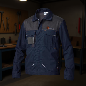 Veste de travail Ttake Easy, gris, 2XL, manteau utilitaire robuste - Product Image 3