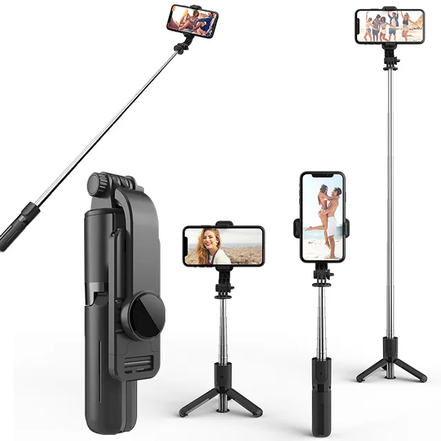 Wholesale L11 Selfie Stick Tripod Mini Folded Selfie Stick and Phone Tripod with 360 Rotation Detachable Remote Tripod