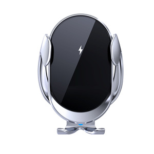 Support de téléphone de voiture HiTao 15W à chargement sans fil rapide, fixation sur grille d'aération, serrage automatique, détection tactile - Product Image 1