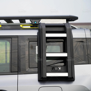 رف للطرق الوعرة قابل للطي والرفع، حماية من الألومنيوم، سلم جانبي قابل للطي للتسلق لملحقات جيتاور ترافلر T2 - Product Image 2