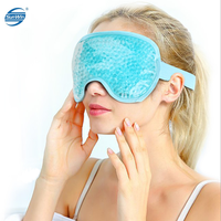 Coussinets de gel réutilisables pour les yeux, chauffants au micro-ondes, compresse chaude et froide, masque oculaire, billes de gel rafraîchissantes pour soulager les gonflements et la douleur