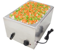 Bain-marie professionnel en acier inoxydable de 600 W pour la restauration et les restaurants
