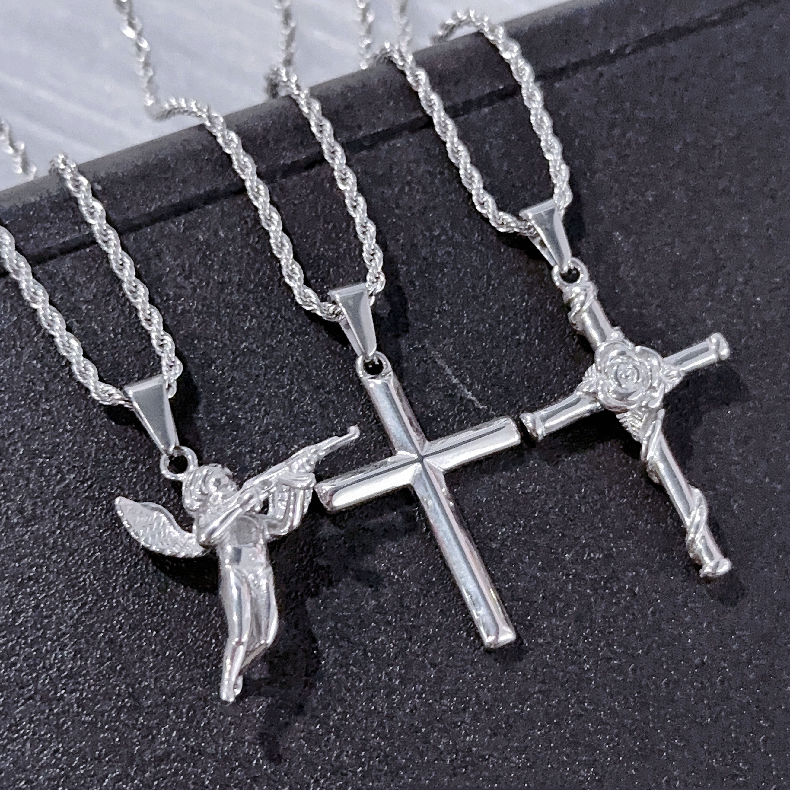 セール 美品 定価4万 CHOLOS BEADS NECKLESS 50cm Stainless Steel Ball Chain Necklace | AMiGAZ Attitude