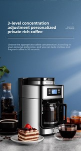 Cafetera Estilo Americano Todo en Uno con Molinillo Integrado, Gran Capacidad de 1.2L y Taza Preestablecida - Product Image 2