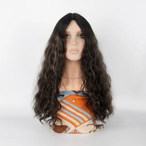 Peluca judía con base de seda y encaje frontal, cabello humano atado a mano de primera calidad para un aspecto realista - Product Image 1