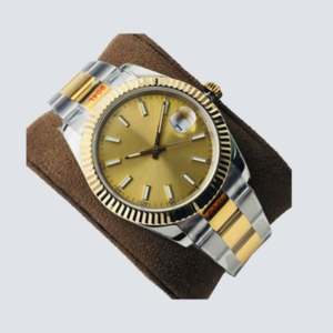 Reloj de Lujo Dorado Luminoso de Alta Calidad, Relojes Mecánicos Automáticos para Hombre, Reloj de Pulsera de Acero Inoxidable Resistente al Agua - Product Image 1