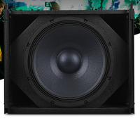 Sistema de Sonido para Exteriores con Altavoces Activos o de Arreglo Lineal Dobles de 8 Pulgadas y Altavoz Pasivo de Subgraves de 18 Pulgadas