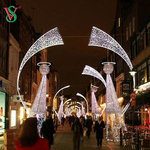 Décorations <span class=keywords><strong>de</strong></span> <span class=keywords><strong>noël</strong></span> en plein air, usine, <span class=keywords><strong>ange</strong></span> <span class=keywords><strong>lumineux</strong></span> Led, décoration Festive <span class=keywords><strong>de</strong></span> rue extérieure - Product Image 4