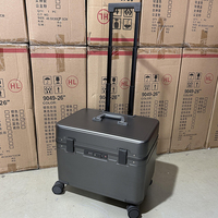 Maleta con Ruedas Omnidireccionales de Gran Capacidad, Tapa Abatible, Compatible con Asientos, Resistente, Duradera, Funcional, con Candado TSA y Compartimento para Cámara